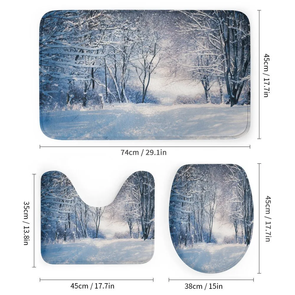 Alley in Snowy Forest — Detail 1