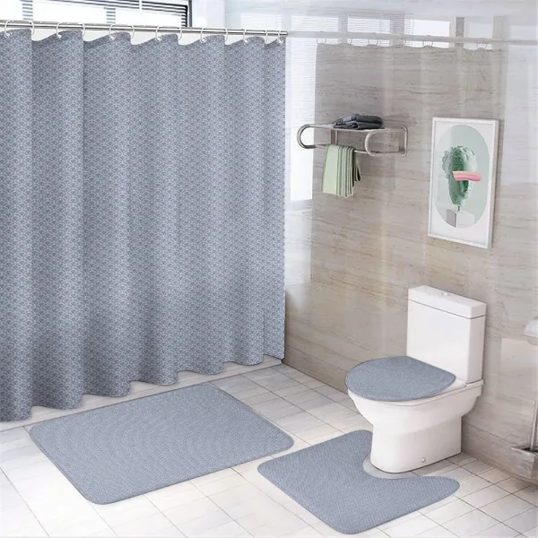 Art Deco Scales Boho on a shower curtain