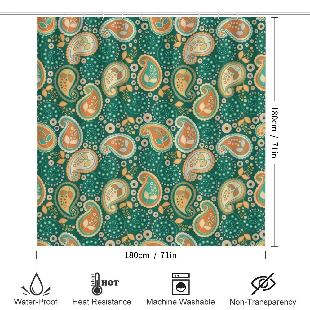 Folkloric Paisley Flowers — Detail 2