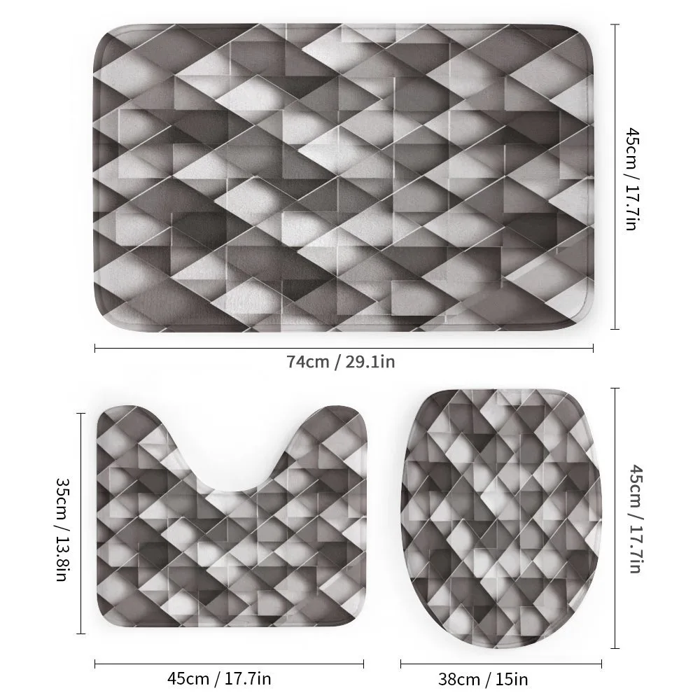 Grey Ombre Squares — Detail 1
