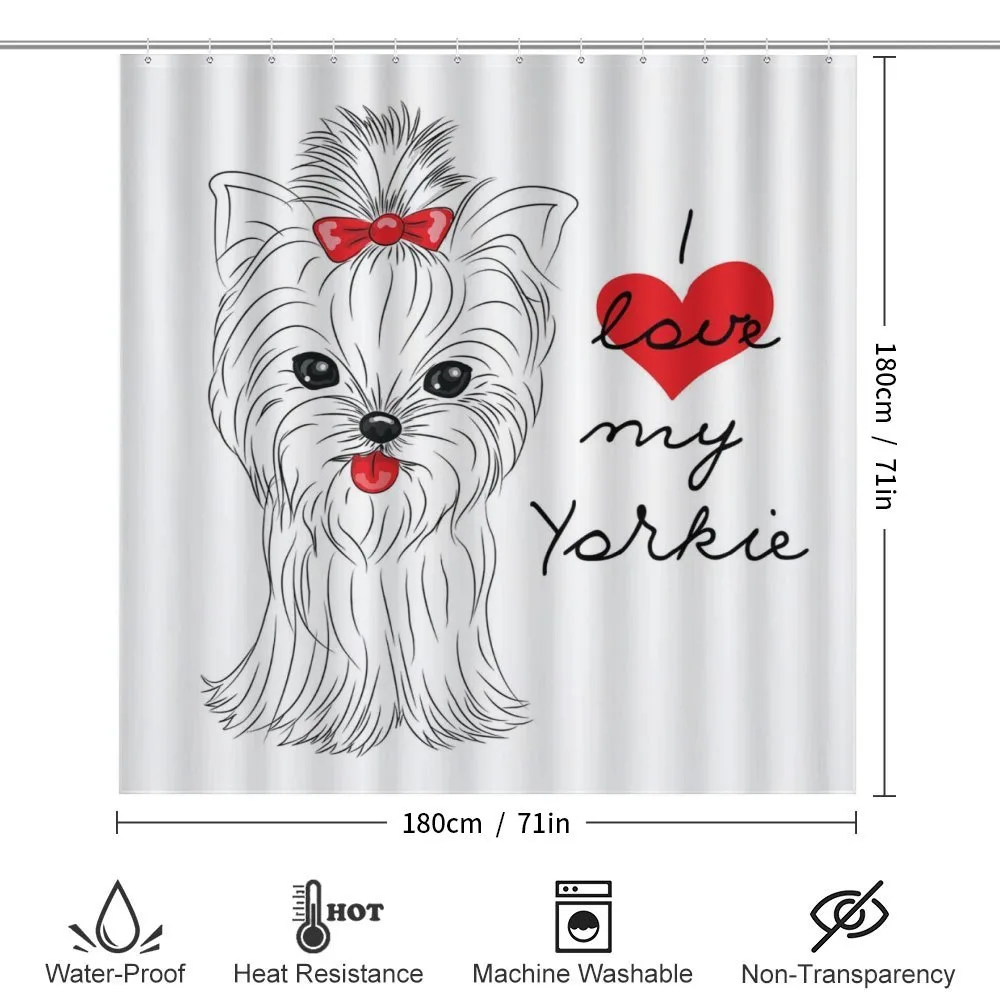 I Love My Yorkie Terrier — Detail 2
