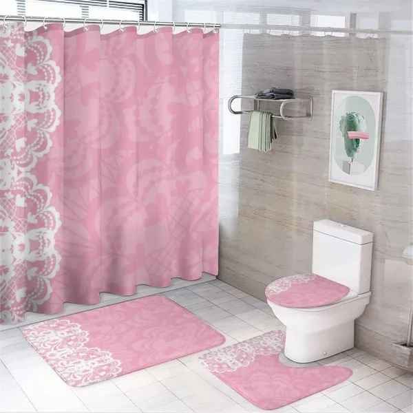 Lacework Style on a shower curtain