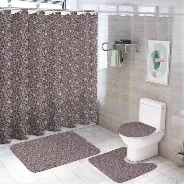 Lacy Texture Inspiration on a shower curtain