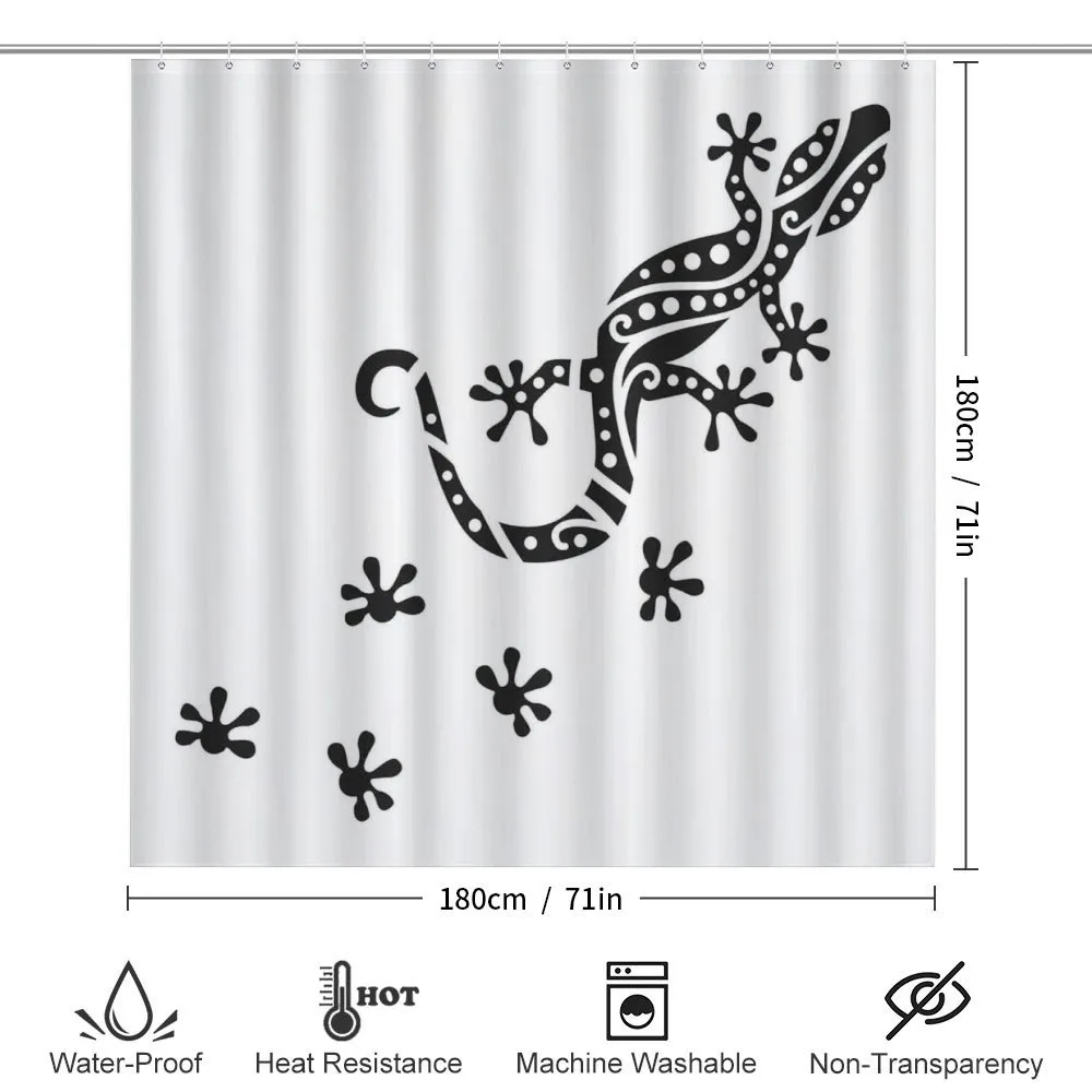 Lizard and Footprints — Detail 2