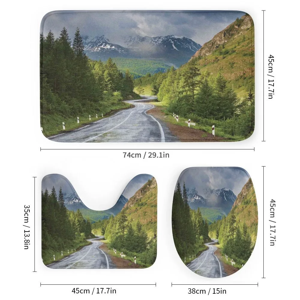 Mountain Landscape Road — Detail 1