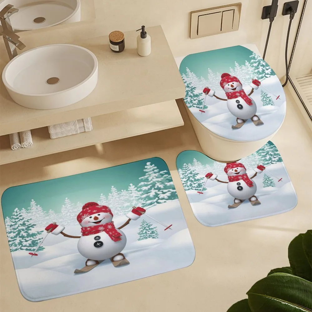 Skiing Snowman Trees — Detail 5