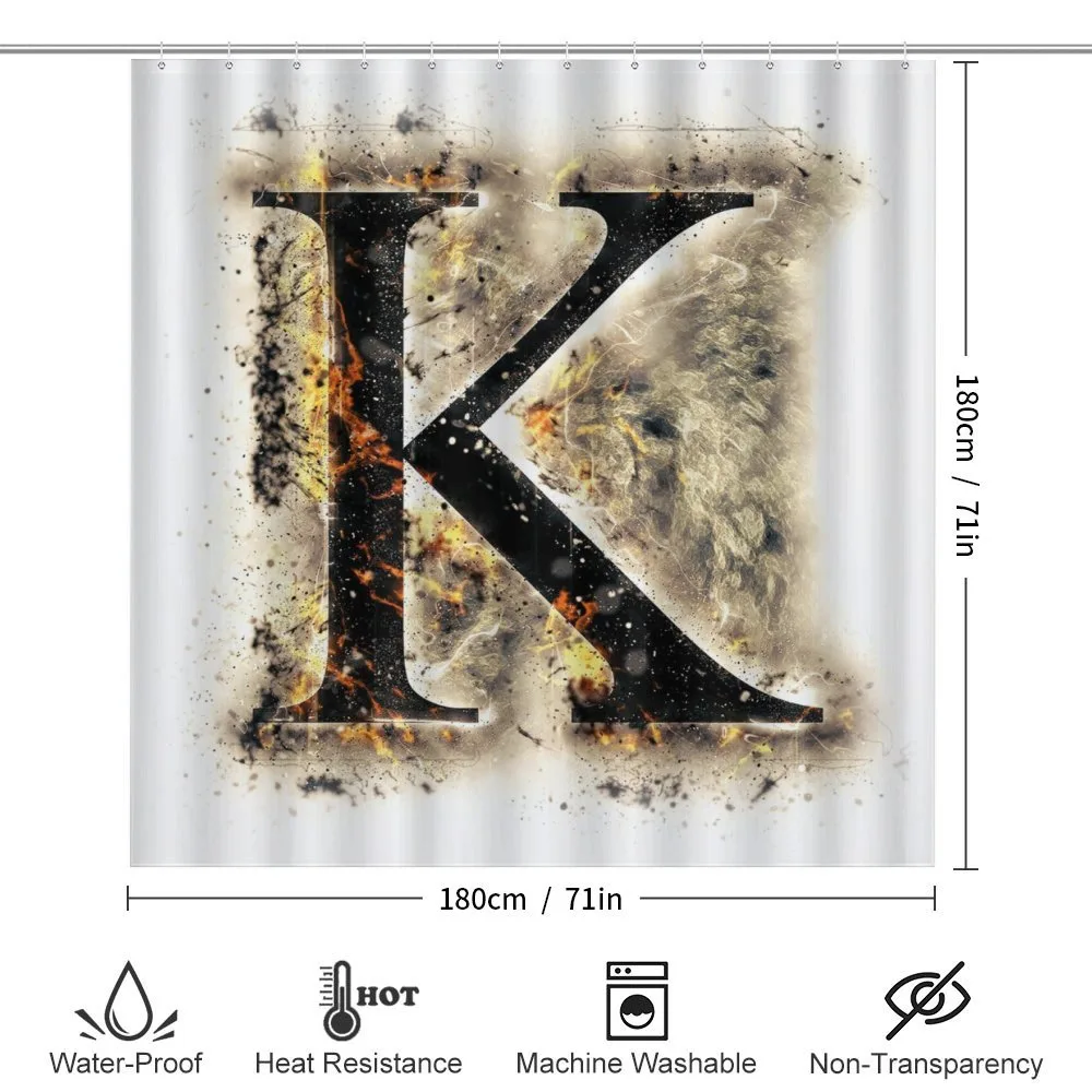 Smoked Letter K ABC — Detail 2