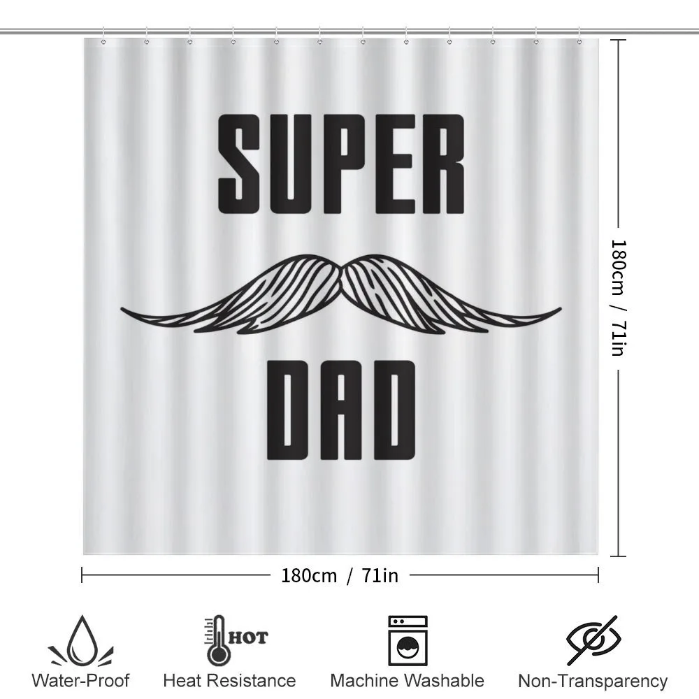 Super Dad with Mustache — Detail 2