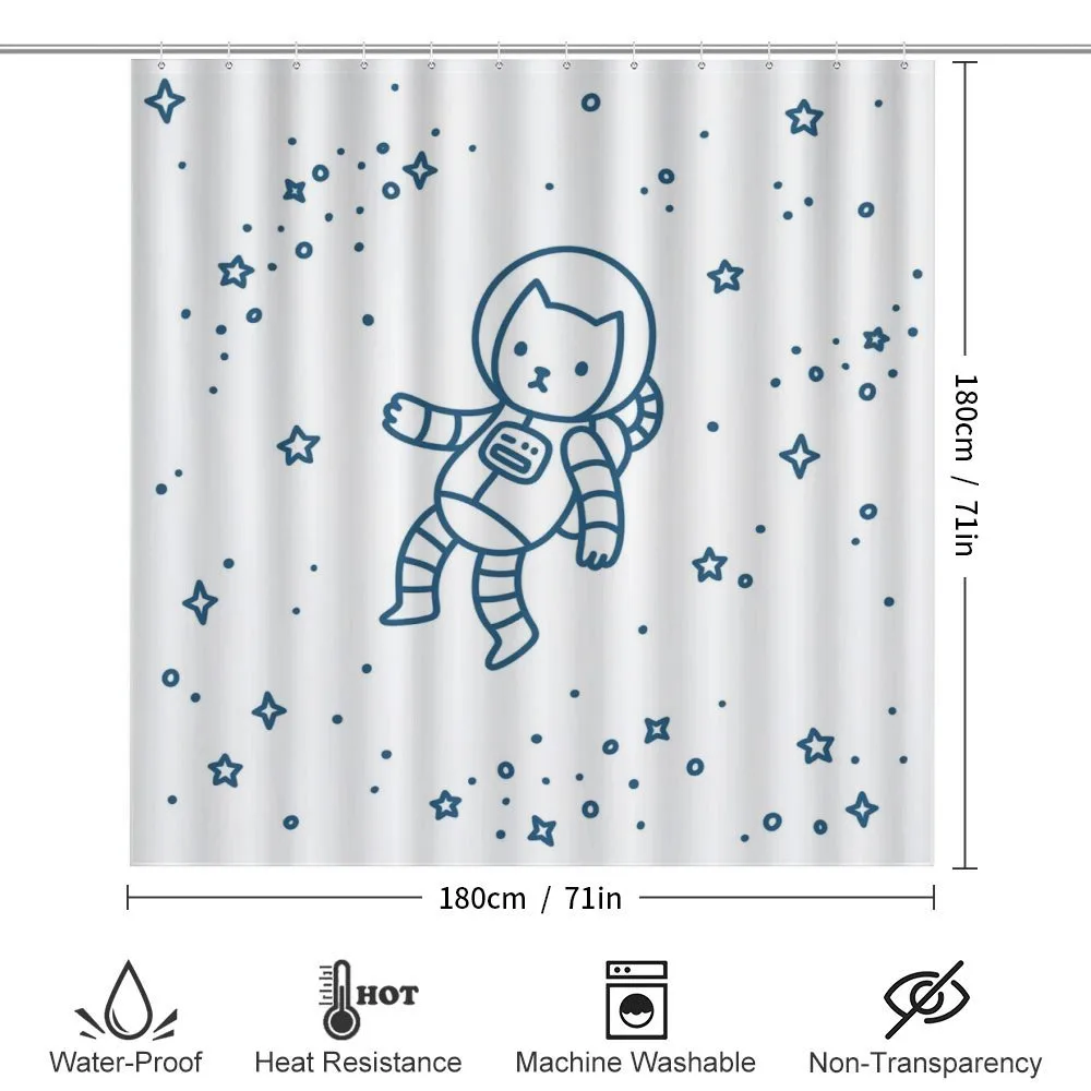 Astronaut Cat in Space — Detail 2