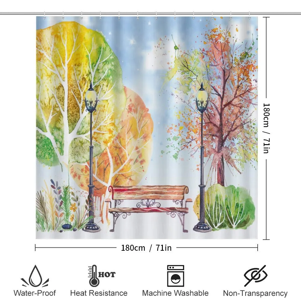 Autumn Park Tree Lantern — Detail 2