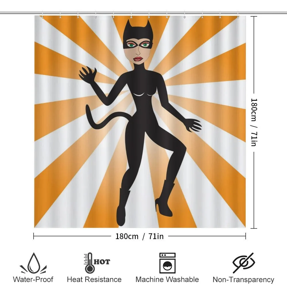 Cat Woman in Costume Rays — Detail 2