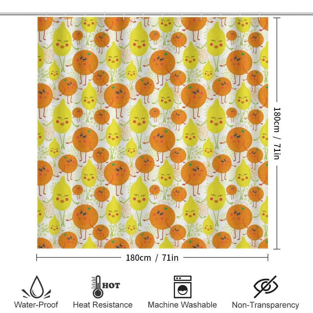 Cheerful Lemon and Orange — Detail 2