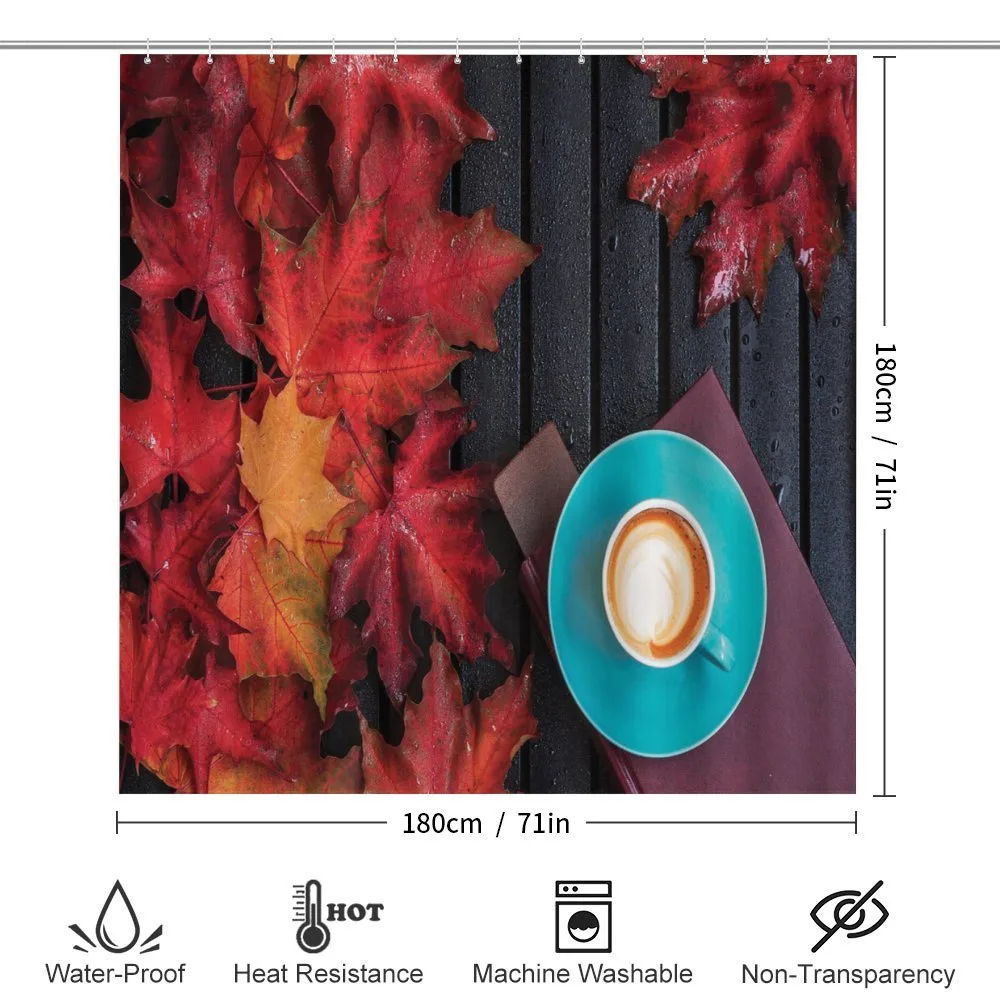 Coffee Fall Leaves — Detail 2