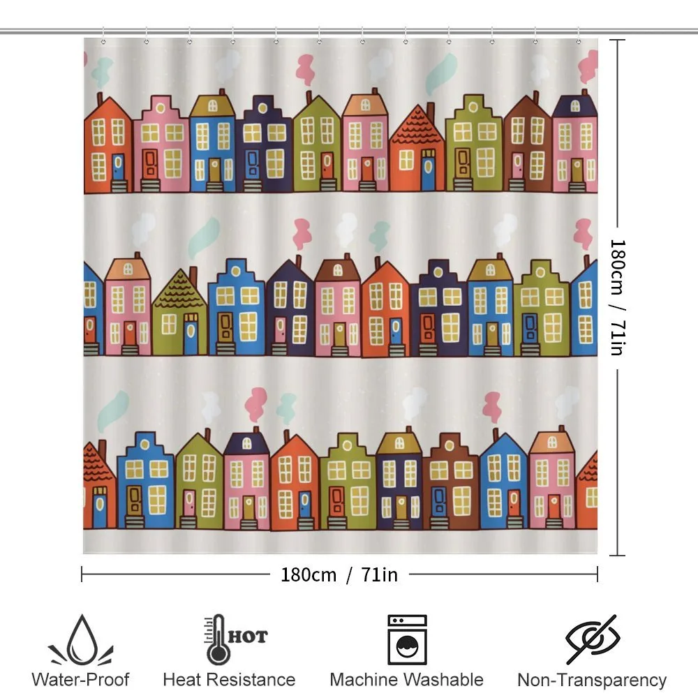 Funky Houses on Streets — Detail 2