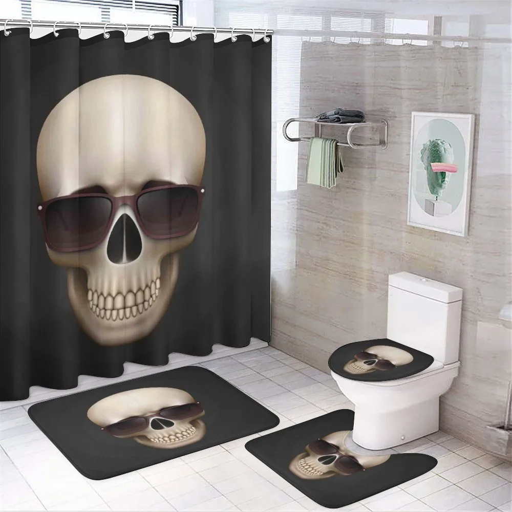 Funny Glass Skeleton Head — Your design