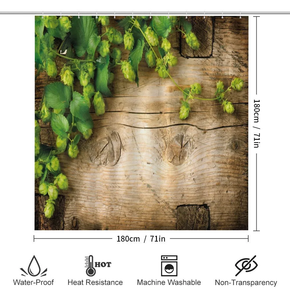 Hop Twigs on Wood — Detail 2