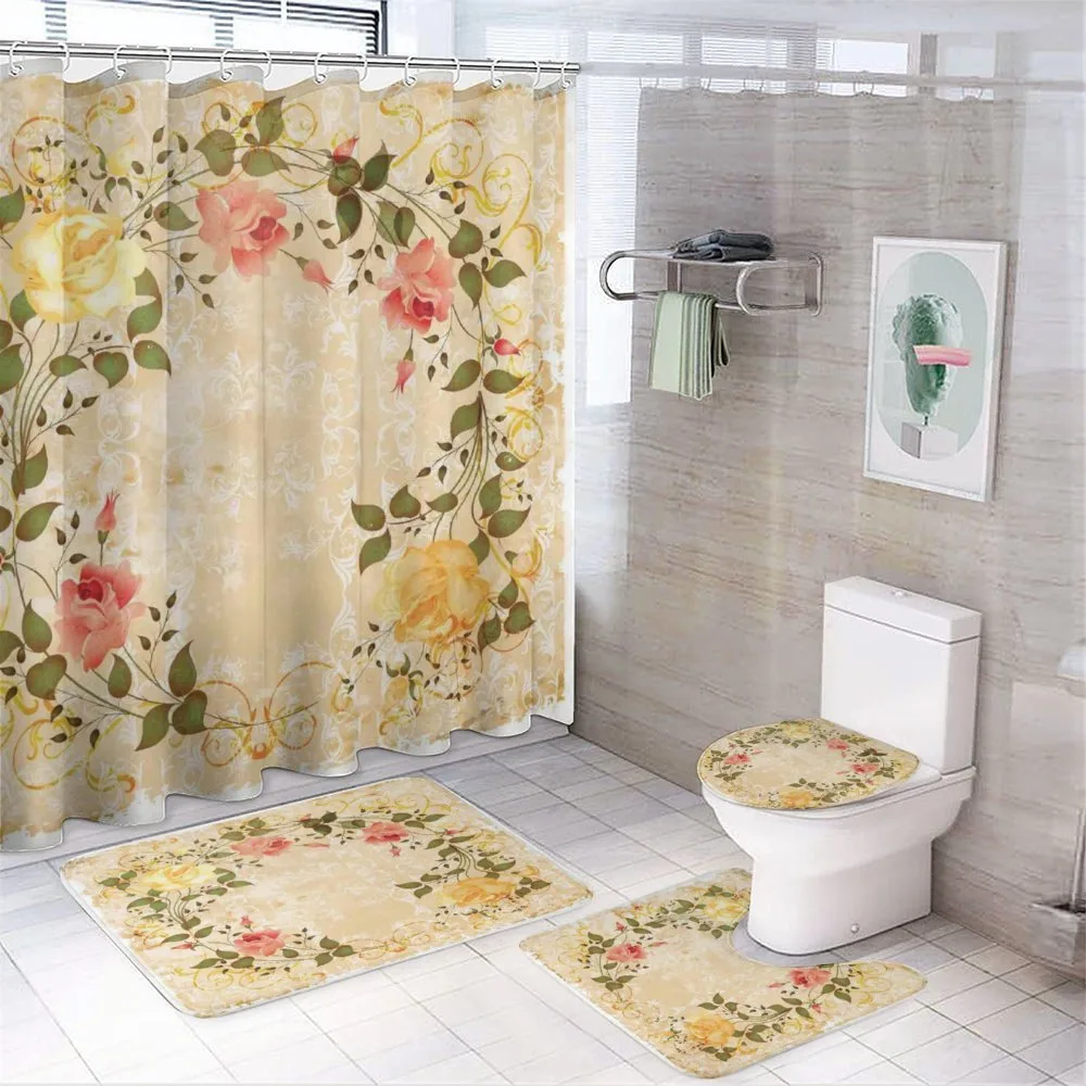 Leaves Roses Floral — Your design