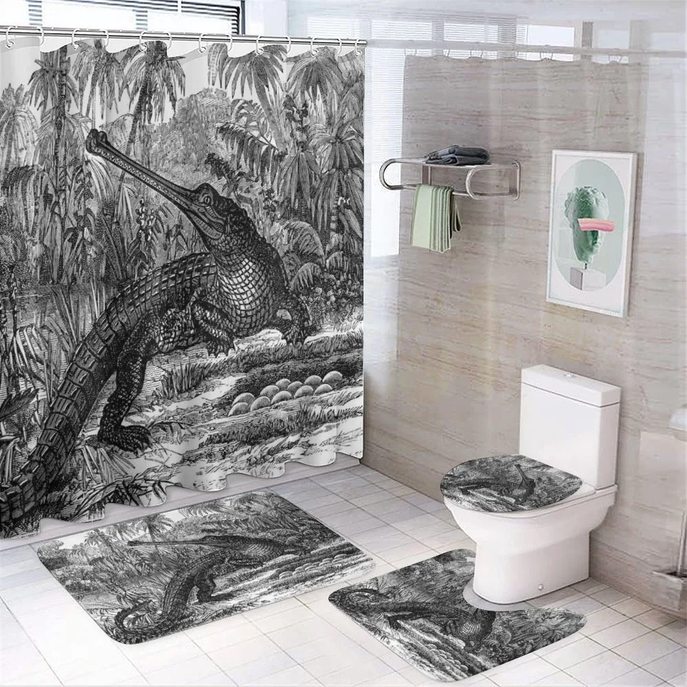 Old Crocodile in Forest — Your design