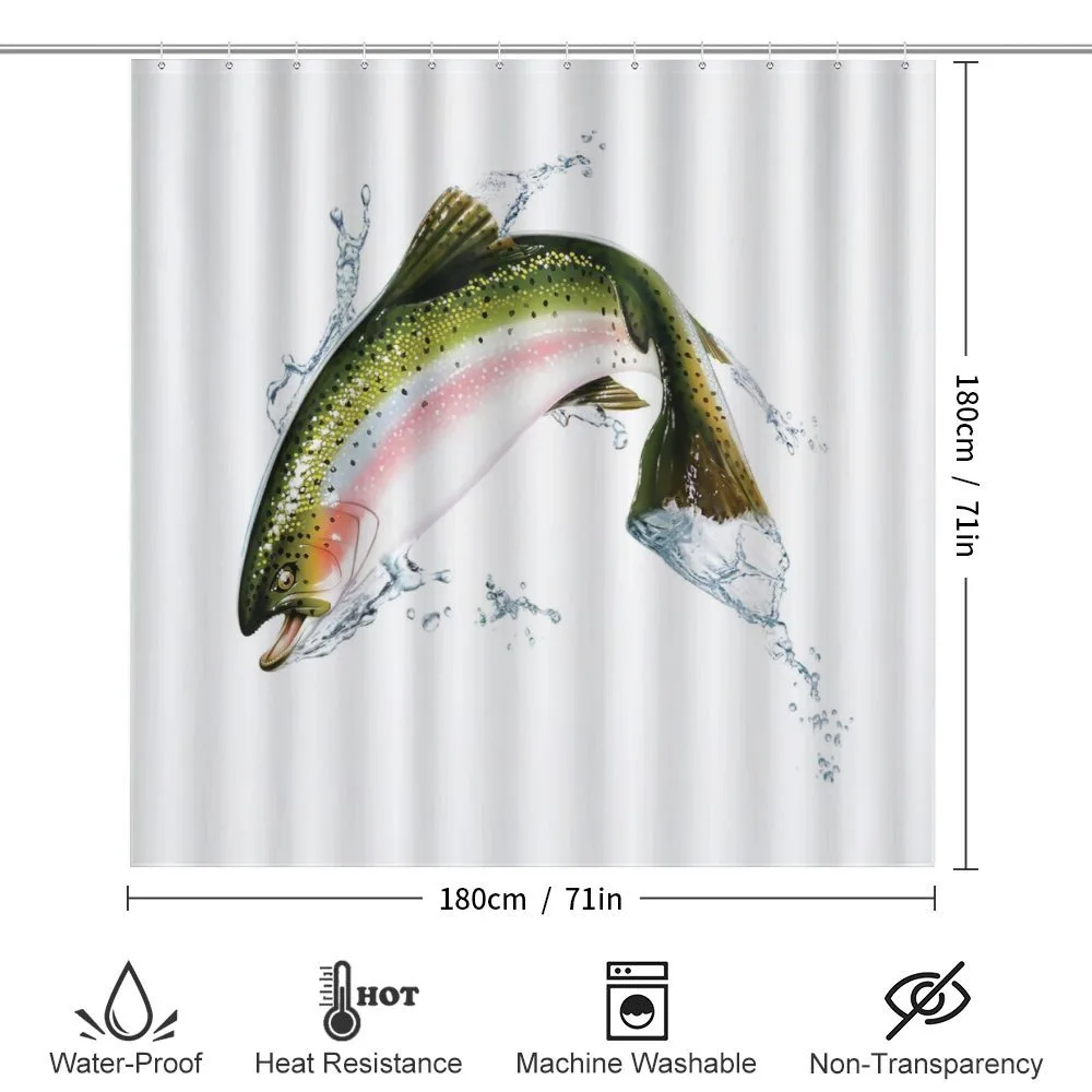 Salmon Photorealistic Art — Detail 2