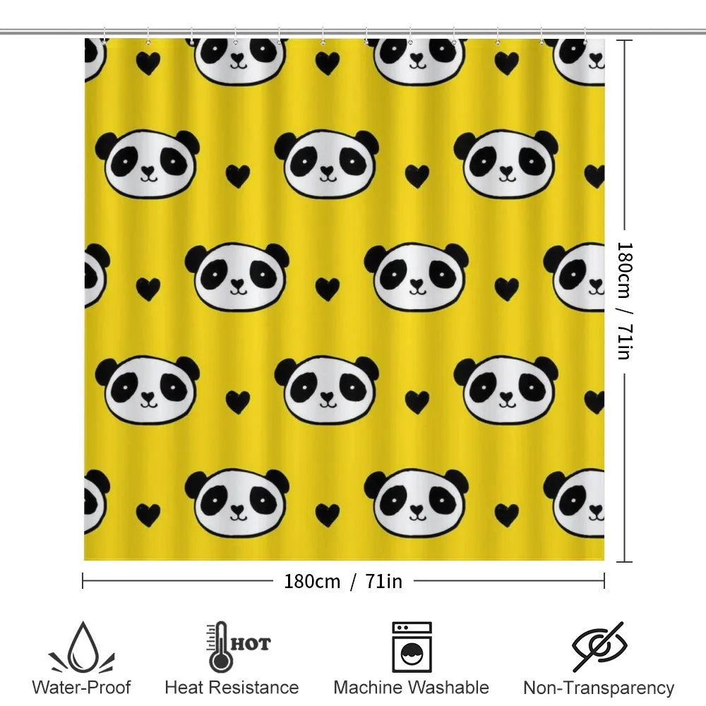 Smiling Panda Faces — Detail 2