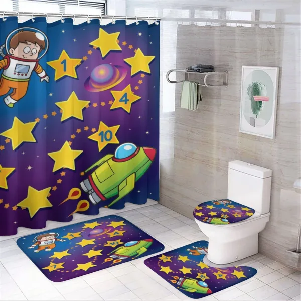 Space Astronaut on a shower curtain