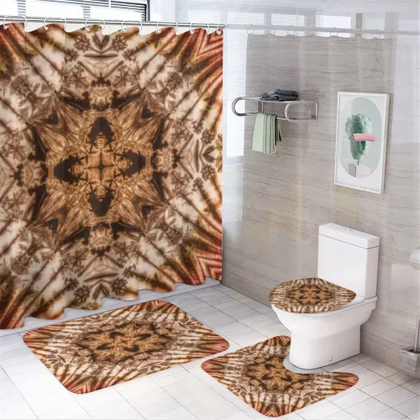 Tie Dye Effect Pattern on a shower curtain