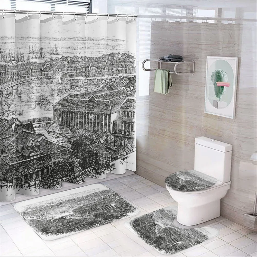 Vintage City Silhouette — Your design