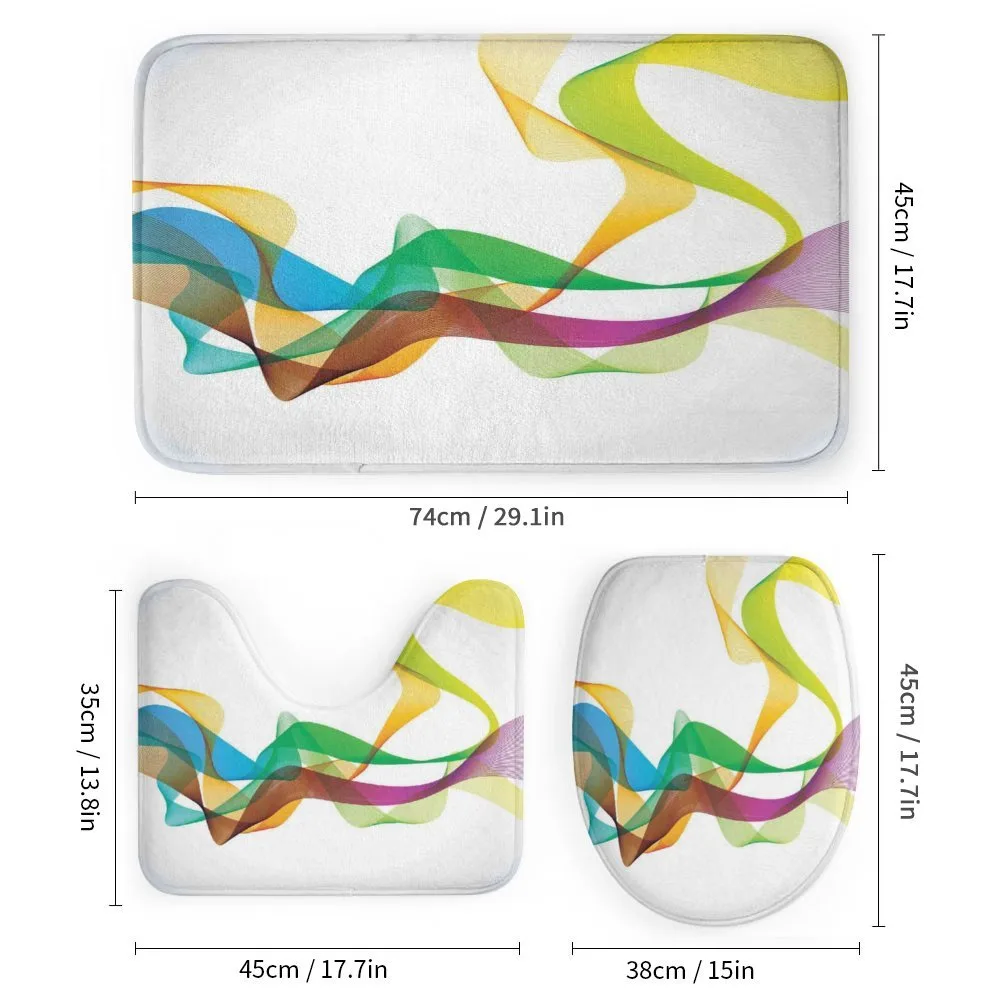 Wavy Ribbon Rainbow — Detail 1