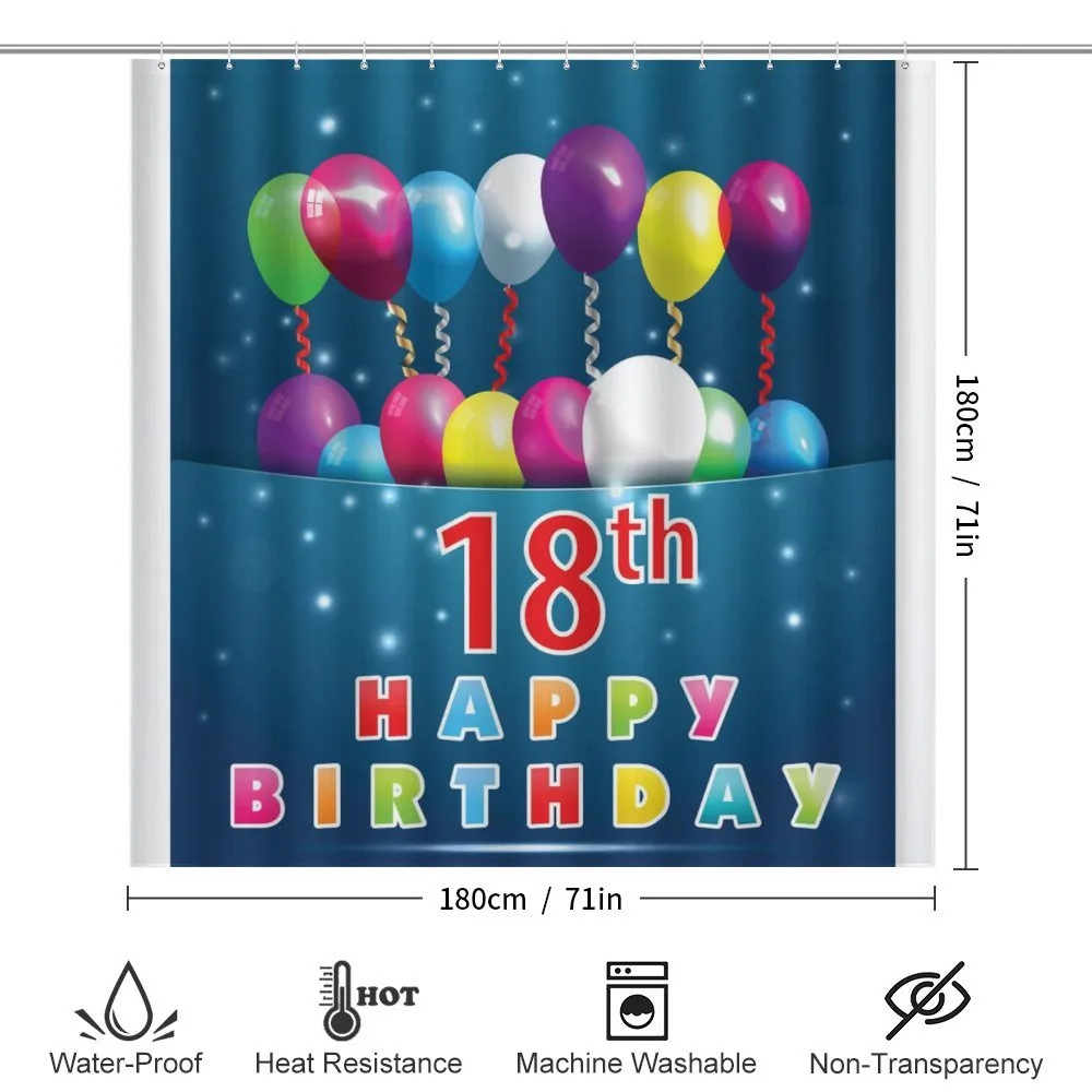 18 Birthday Balloons — Detail 2