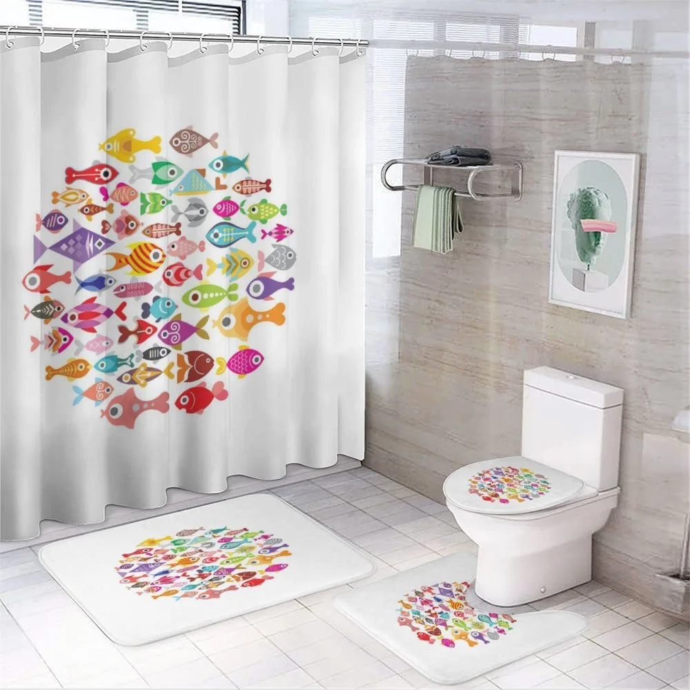 Aquarium Round Colorful Design — Your design