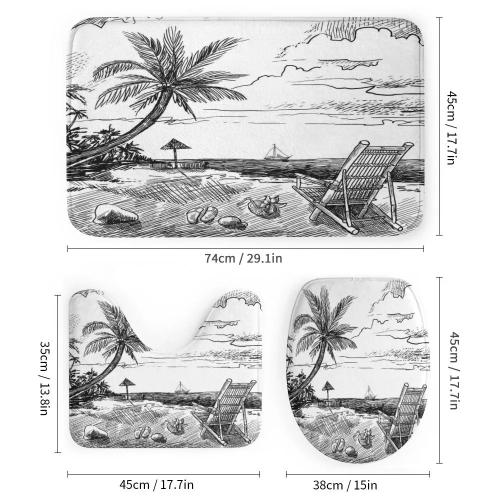 Beach Sketch with Chair Tree — Detail 1