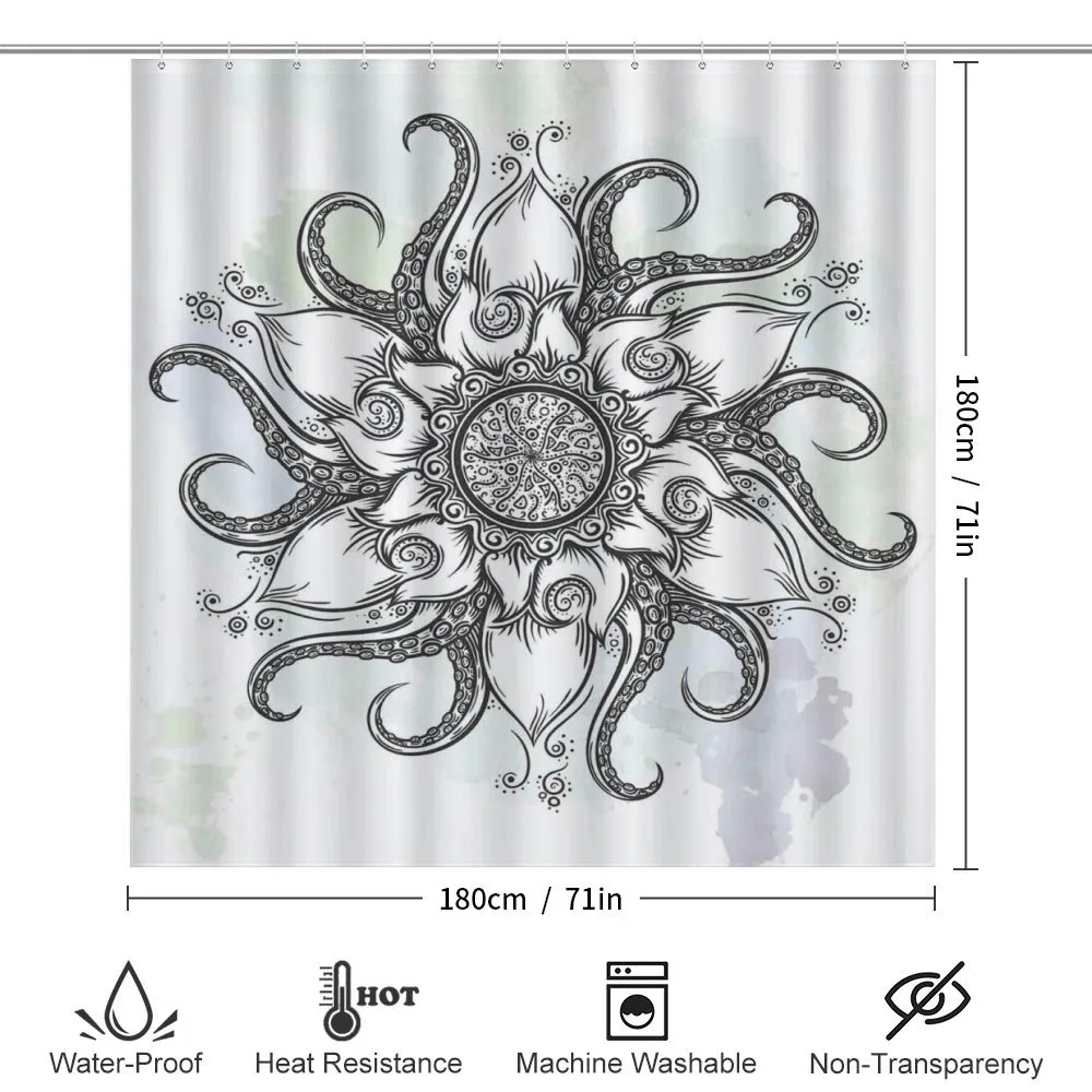 Drawn Mandala Flower — Detail 2