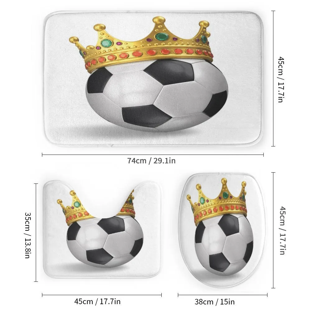 Football Soccer with Crown — Detail 1