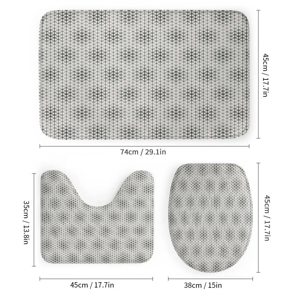 Geometric Triangles Tile — Detail 1