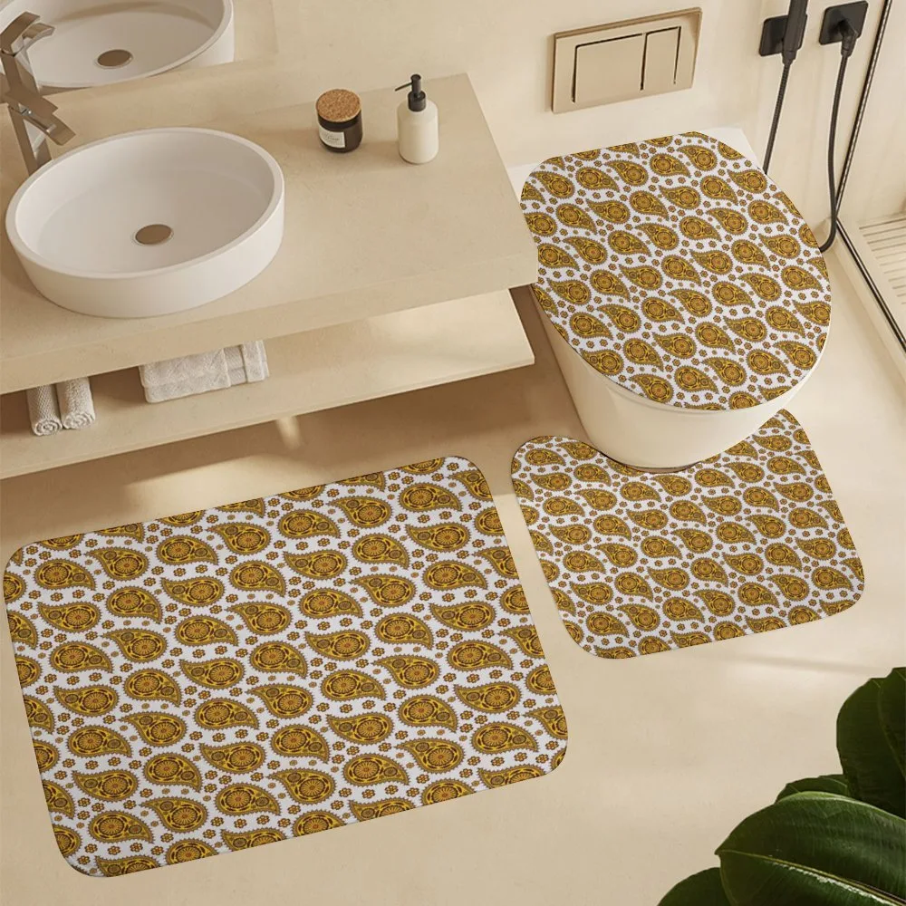 Golden Paisley Shapes — Detail 5