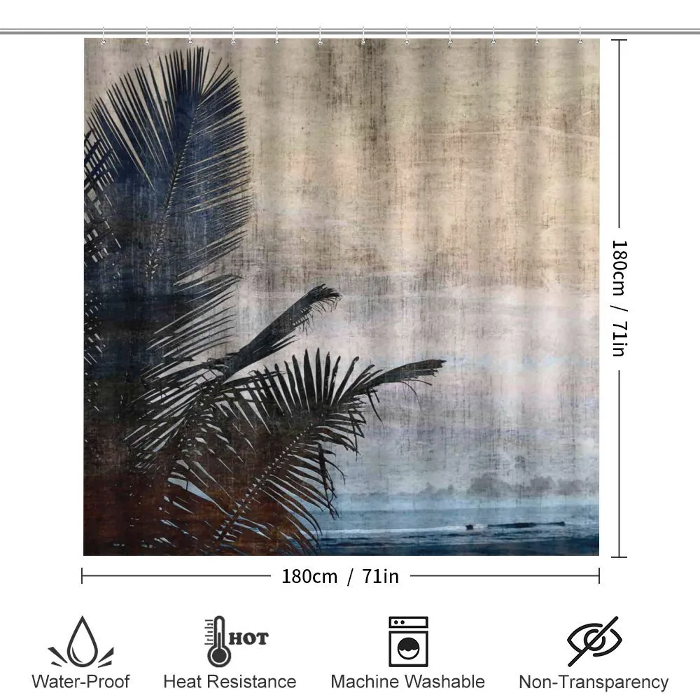 Grunge Palm Trees Art — Detail 2