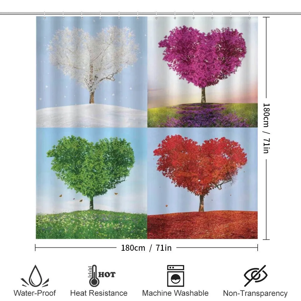 Heart Trees Pattern — Detail 2