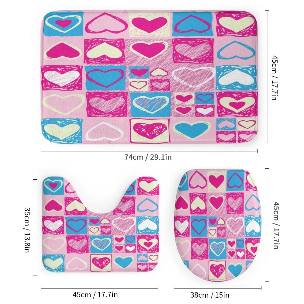 Hearts in Square Shape — Detail 1