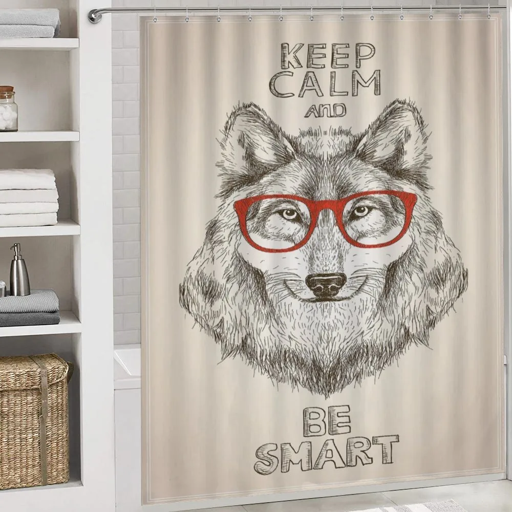 Hipster Wolf Be Smart — Detail 4