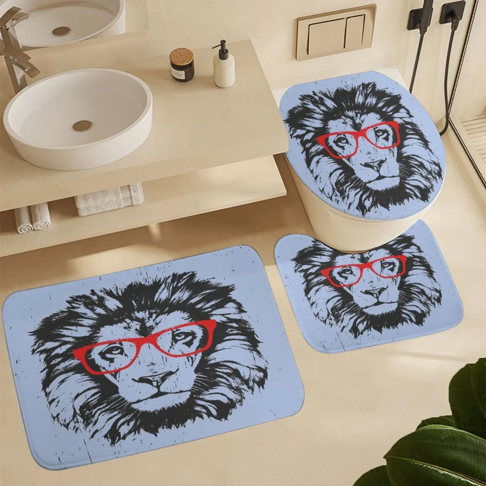 Lion and Hipster Glasses — Detail 5