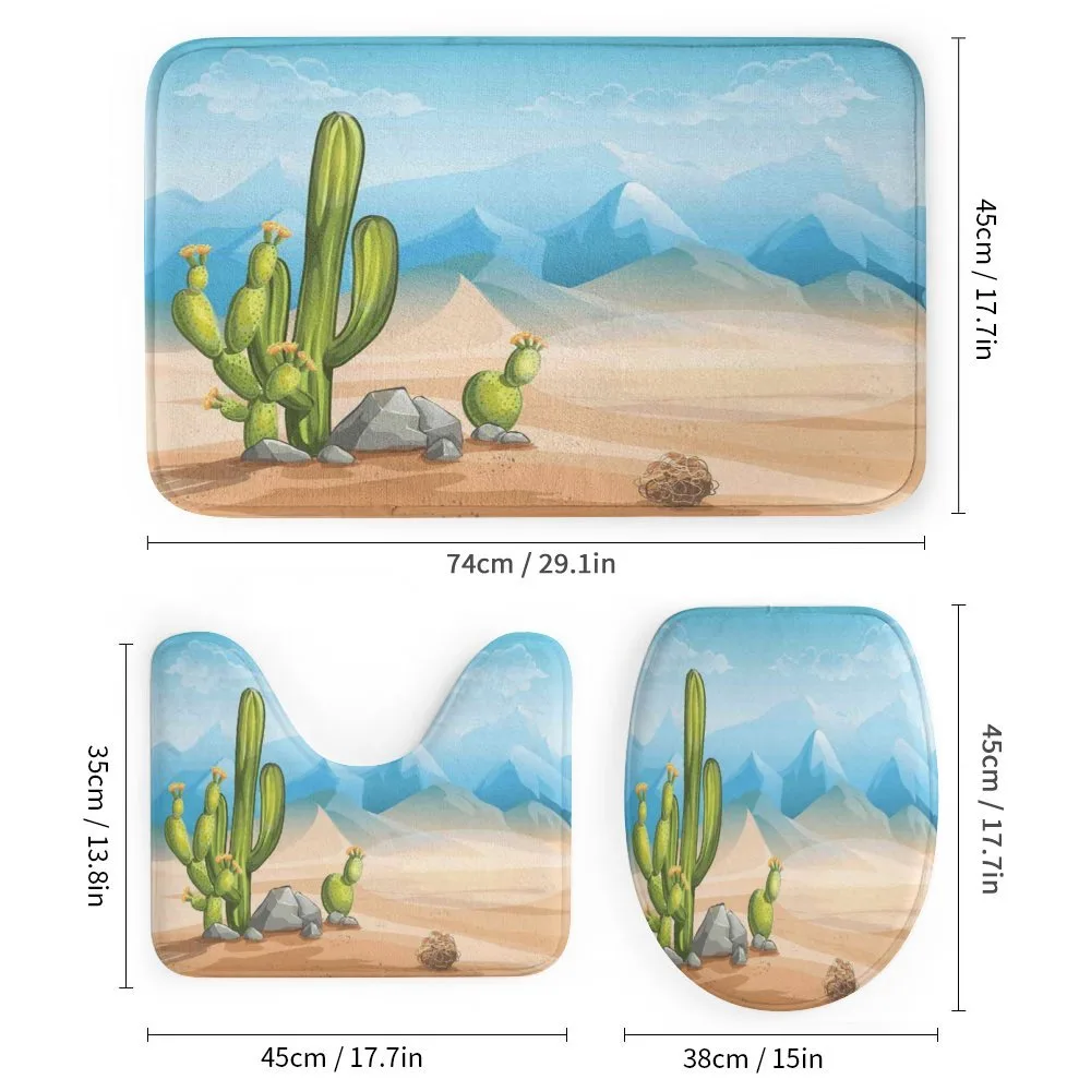 Lonely Cactus in the Desert — Detail 1