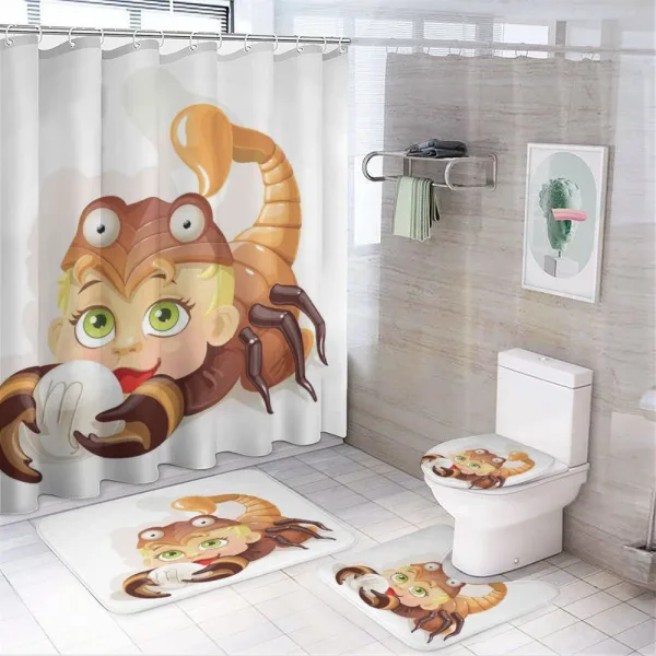 Scorpio Horoscope on a shower curtain