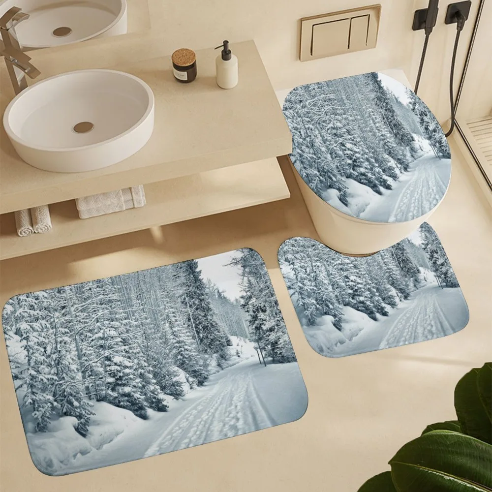 Ski Theme Snowy Road — Detail 5