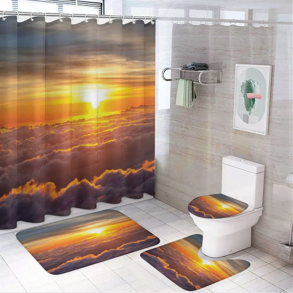 Sunset Scene on Clouds — Your design
