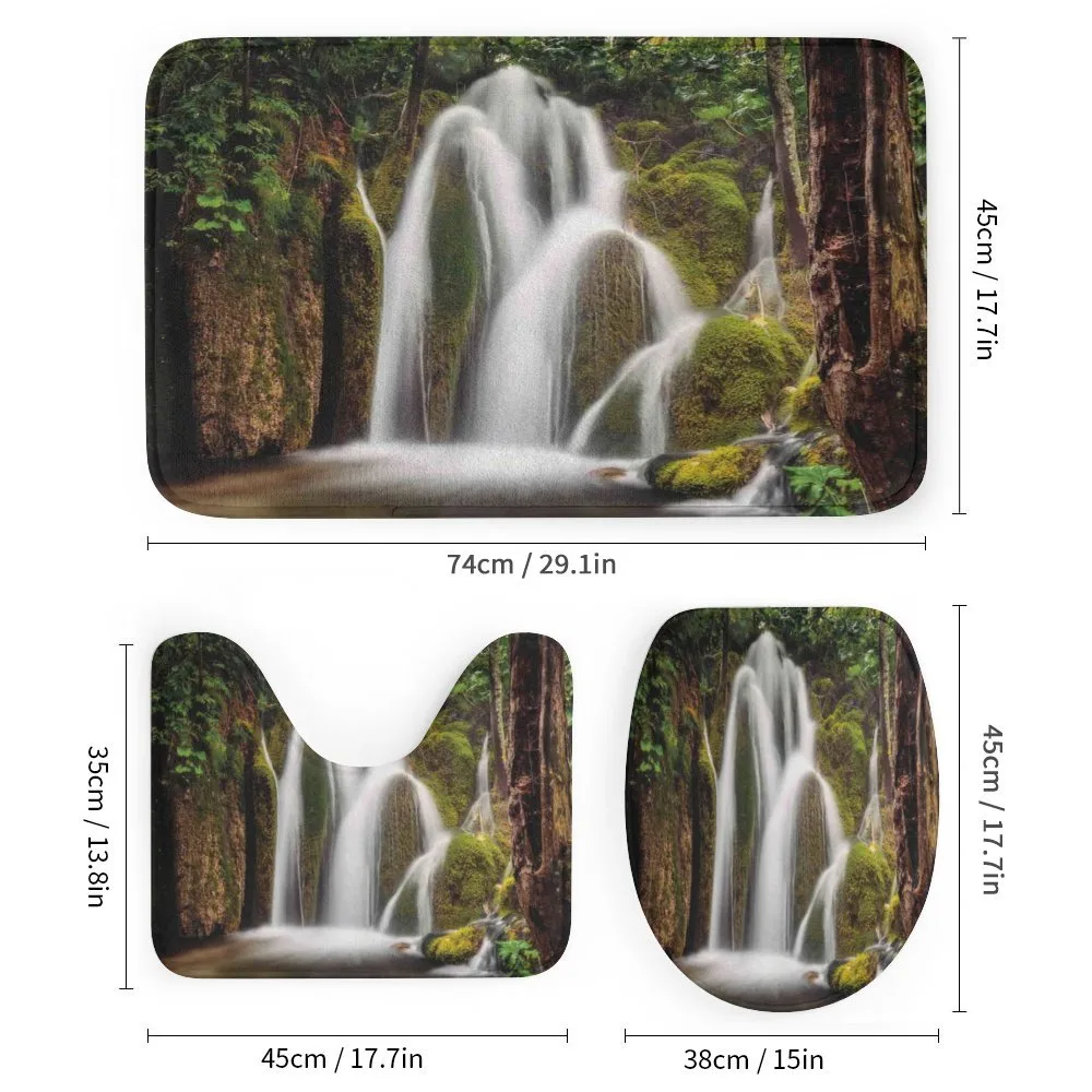 Waterfall Forest Cascade — Detail 1