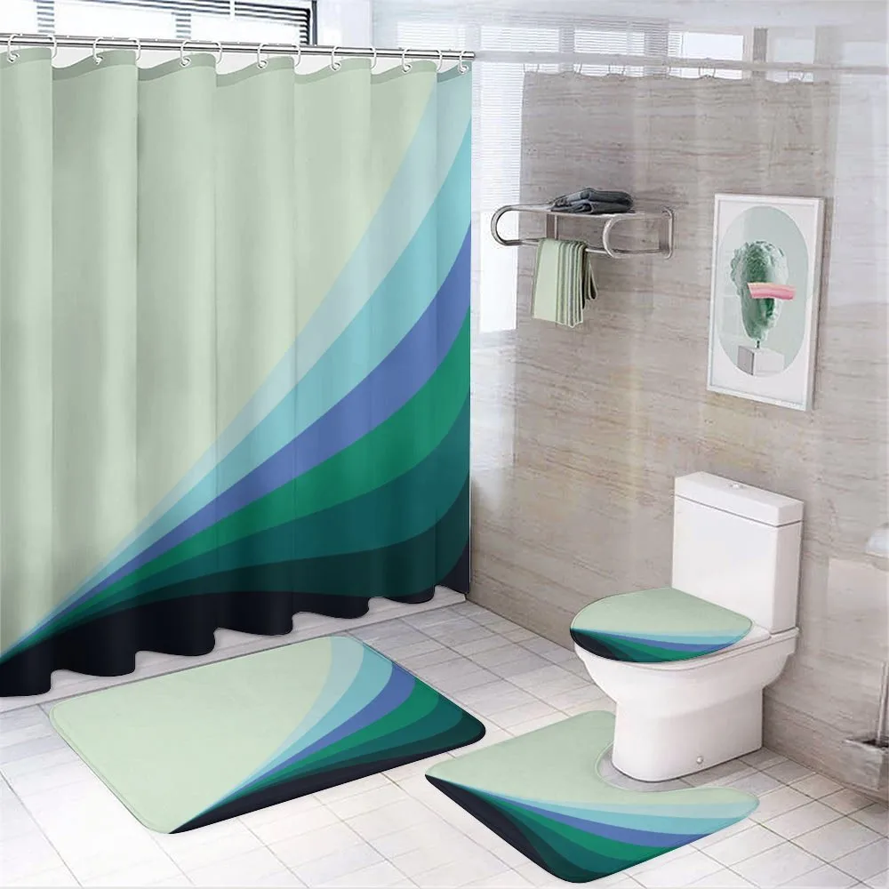 Wavy Lines Blue Shades — Your design