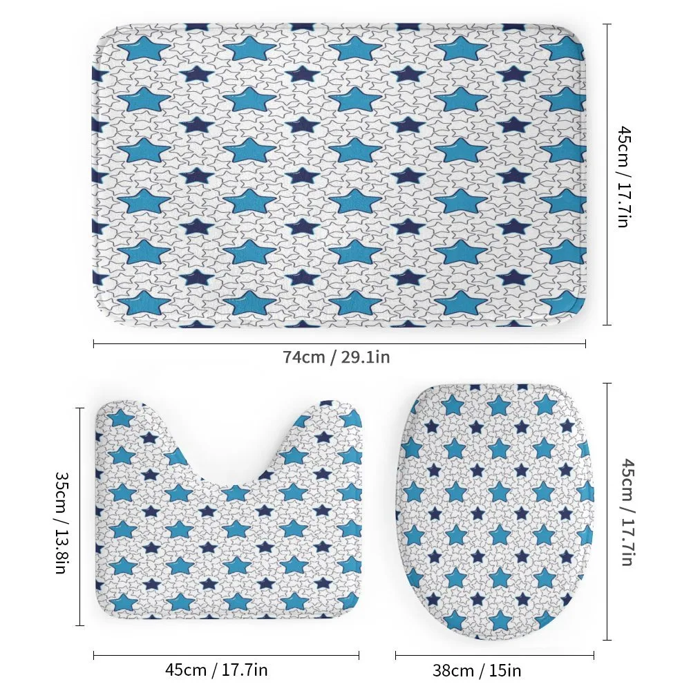 Blue Toned Cartoon Motifs — Detail 1