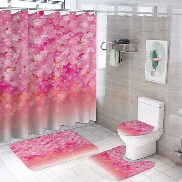 Cherry Bloom Tree on a shower curtain