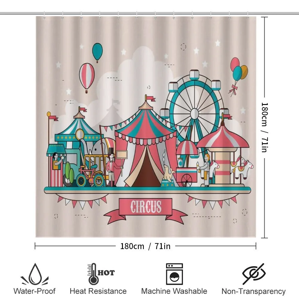 Circus Flat Balloons — Detail 2
