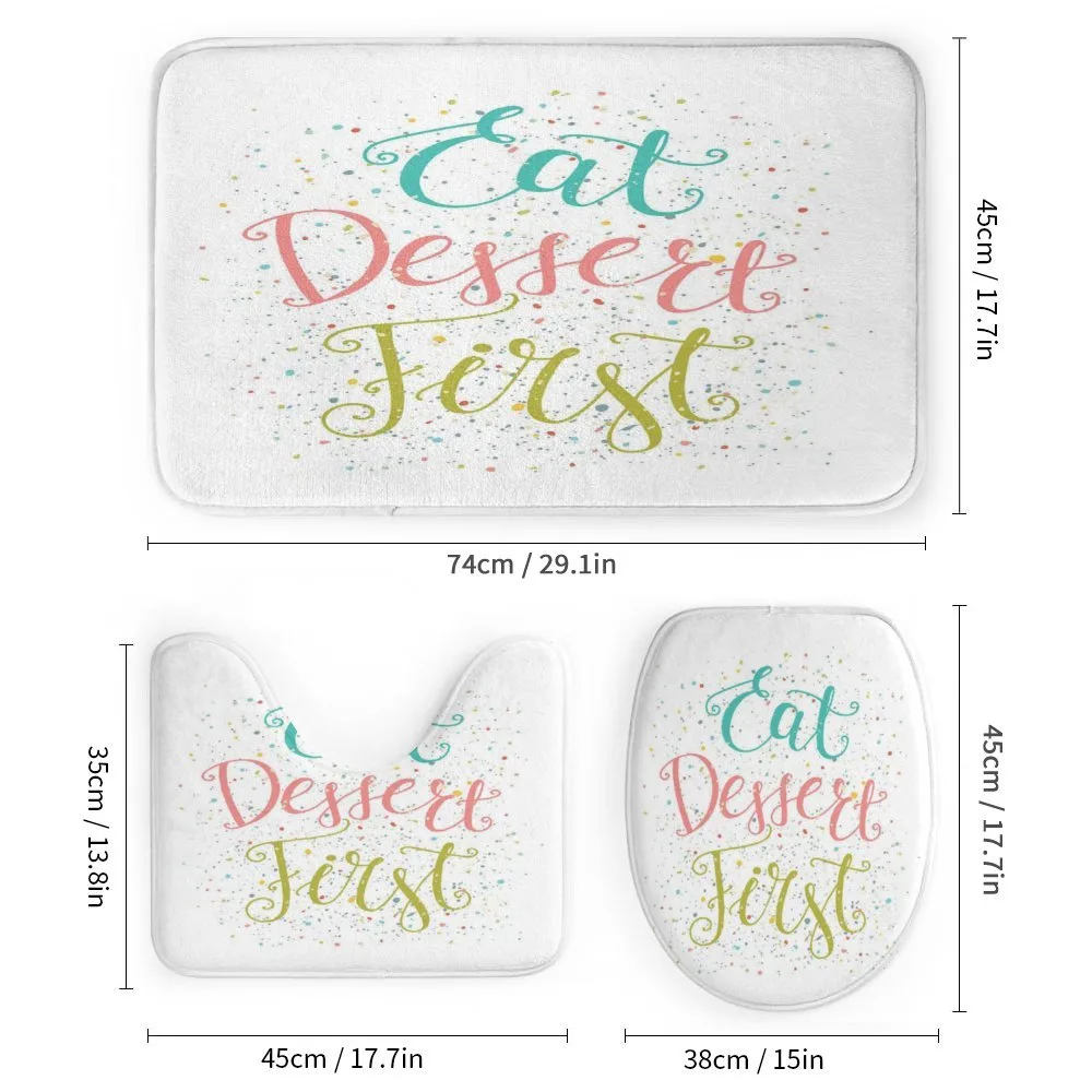 Cursive Eat Dessert First — Detail 1